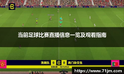 当前足球比赛直播信息一览及观看指南